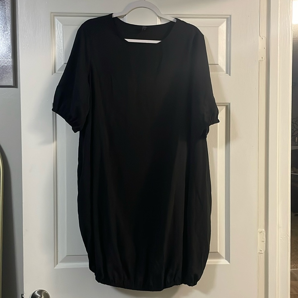 NEW SHEIN CURVY BALLOON DRESS WITH POCKETS NEW NEVER WORN 0XL